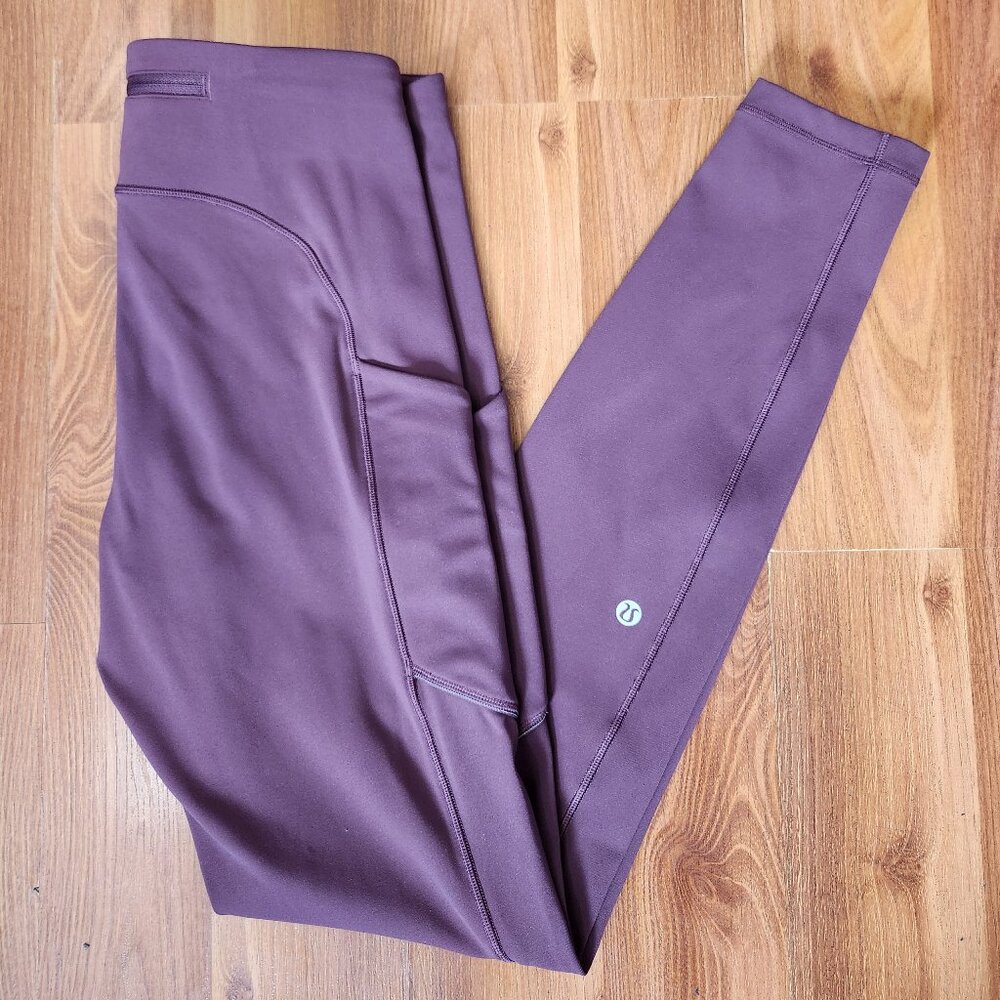 Lululemon leggings: Speed Up Mid-Rise Tight 28" with pockets